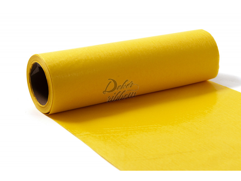 Hedvábný papír 25 cm - světlá žlutý