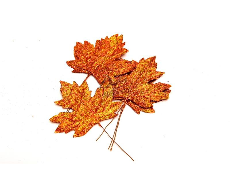 Javorový list lesklý, 16 cm