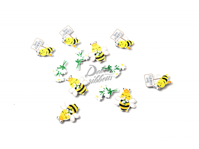 Včelky Bee Happy, nálepky 12 ks