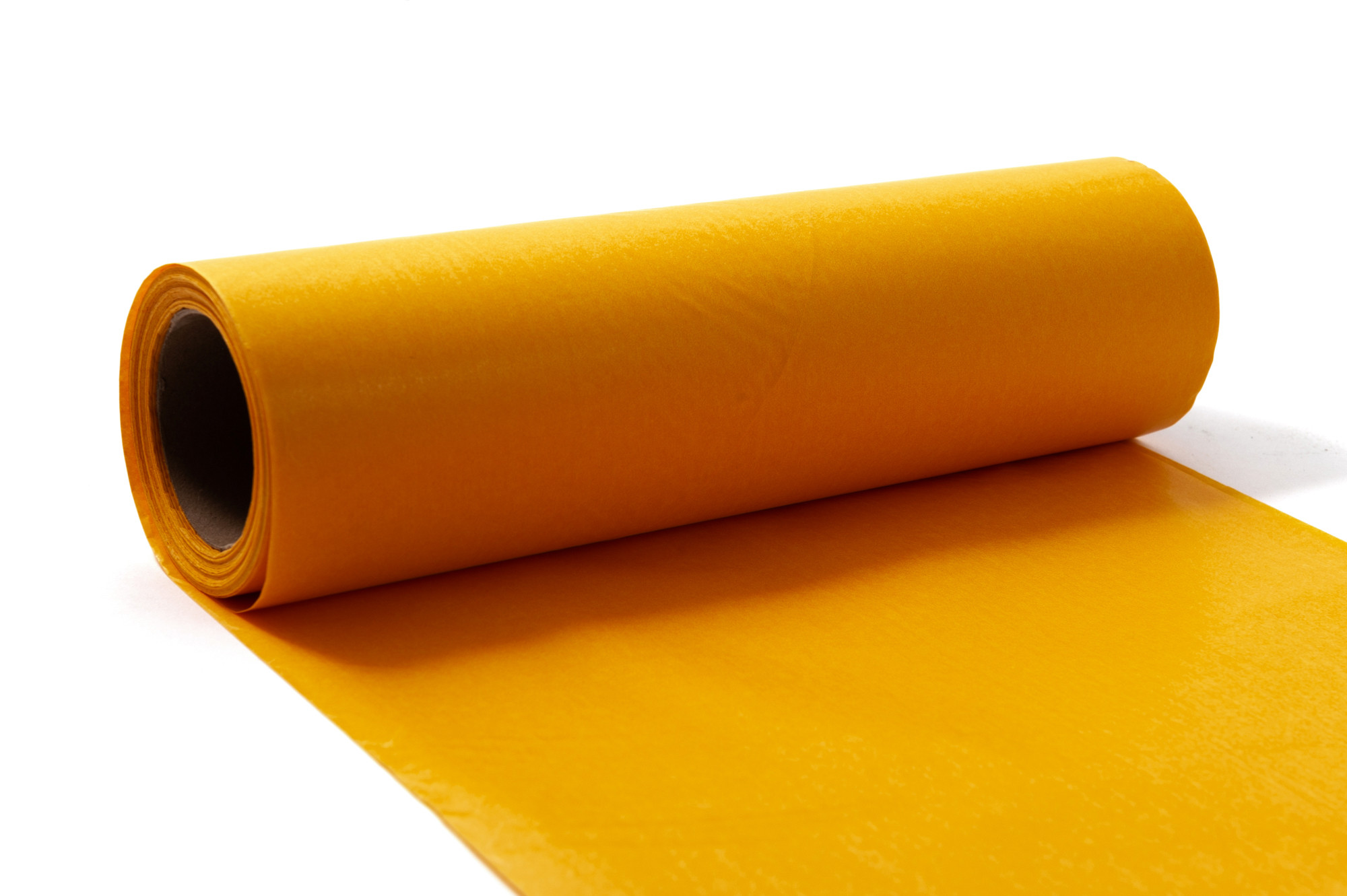 Hedvábný papír 20 cm - tmavě žlutý