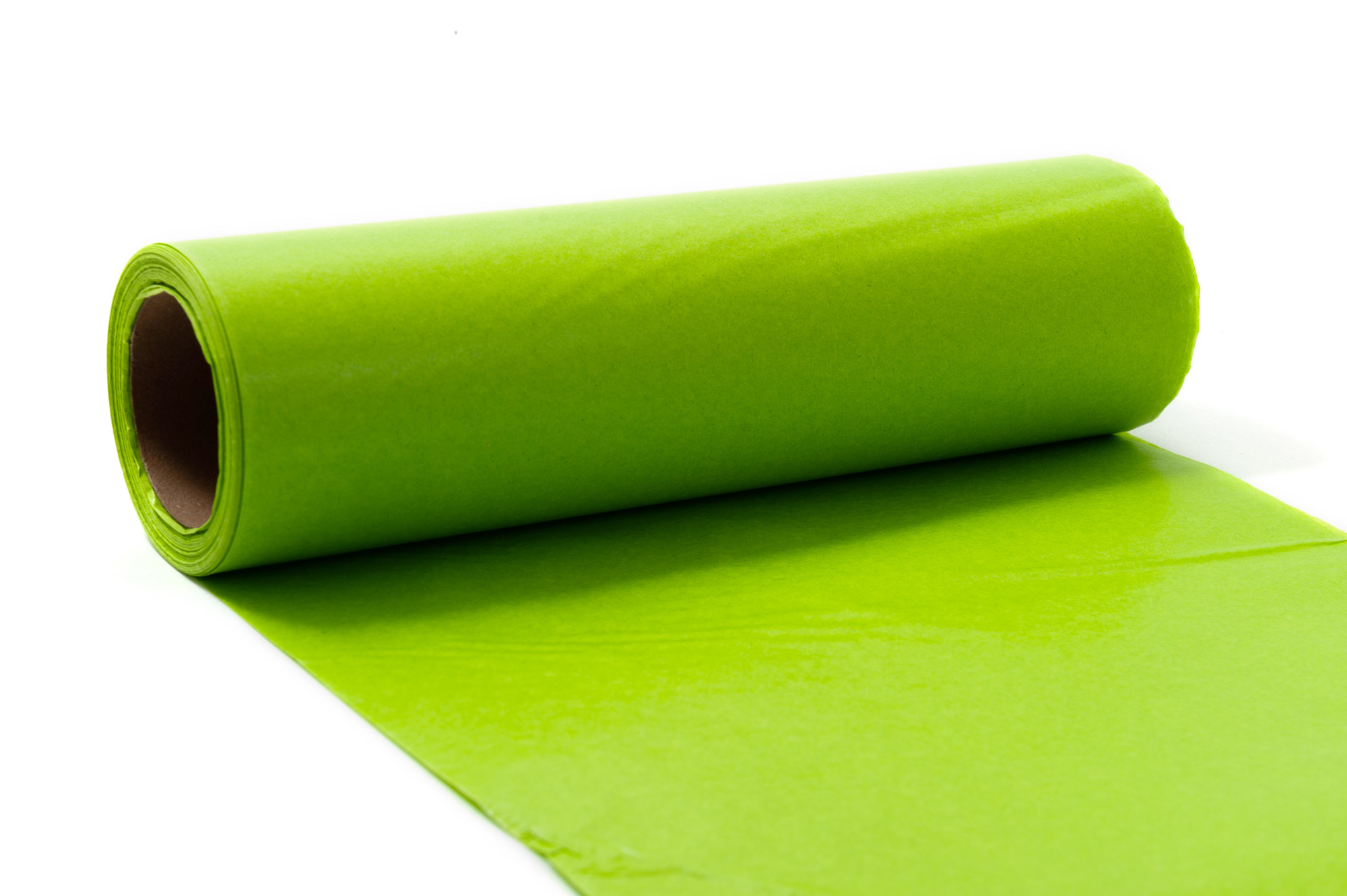 Hedvábný papír 20 cm - zelený