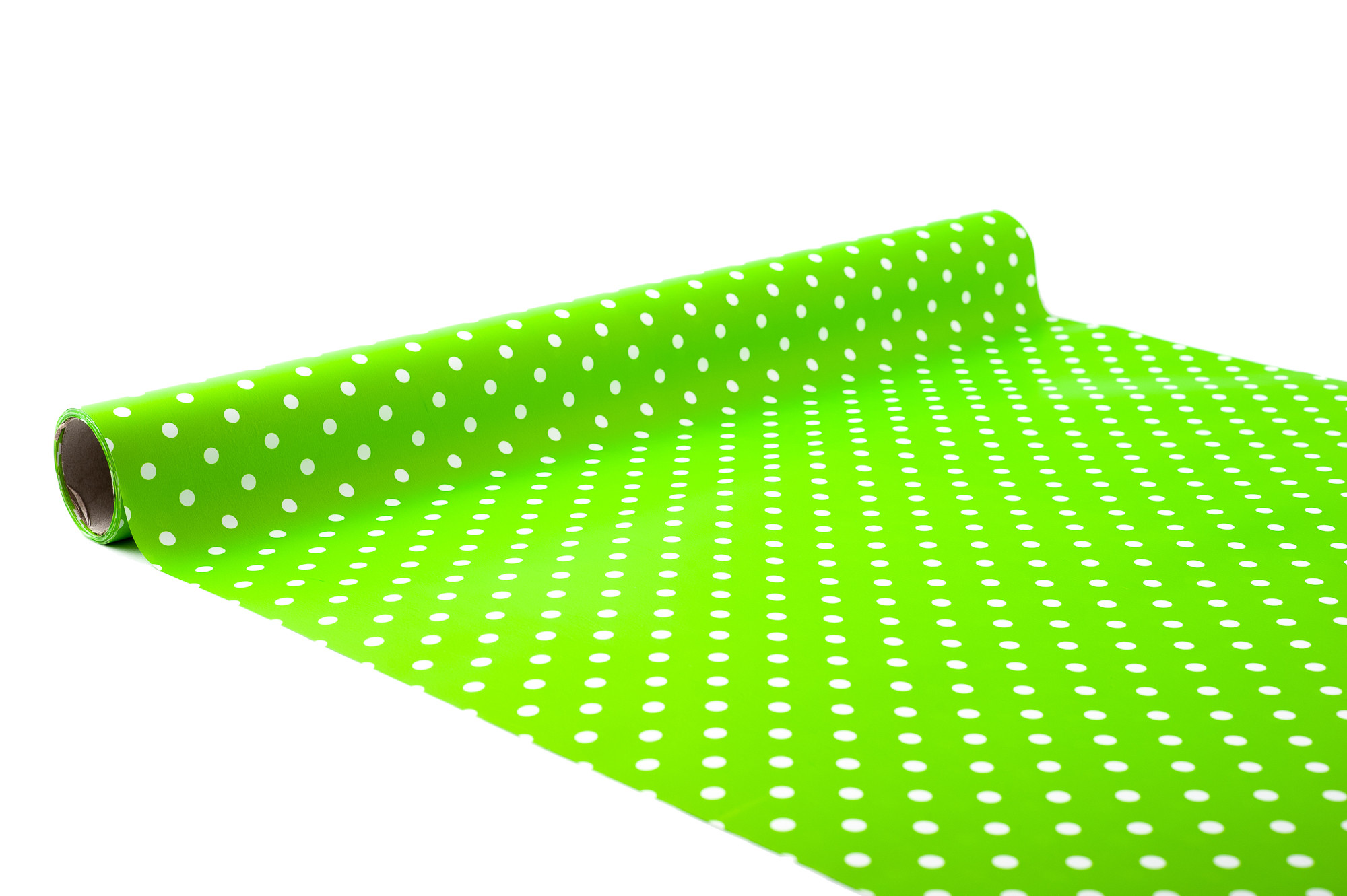 Folie s puntíky 50 cm - zelená