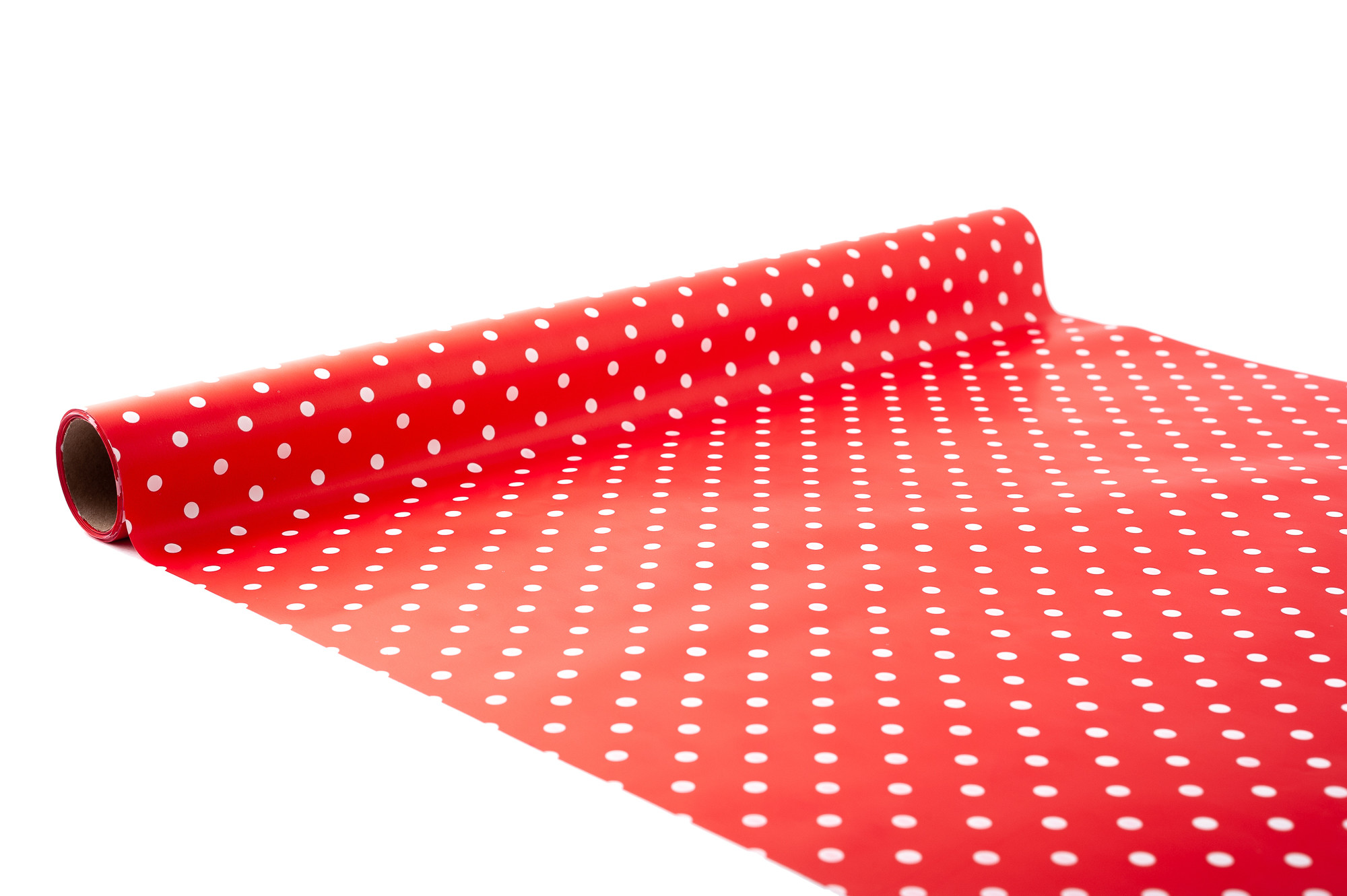 Fólie s puntíky 50 cm - červená