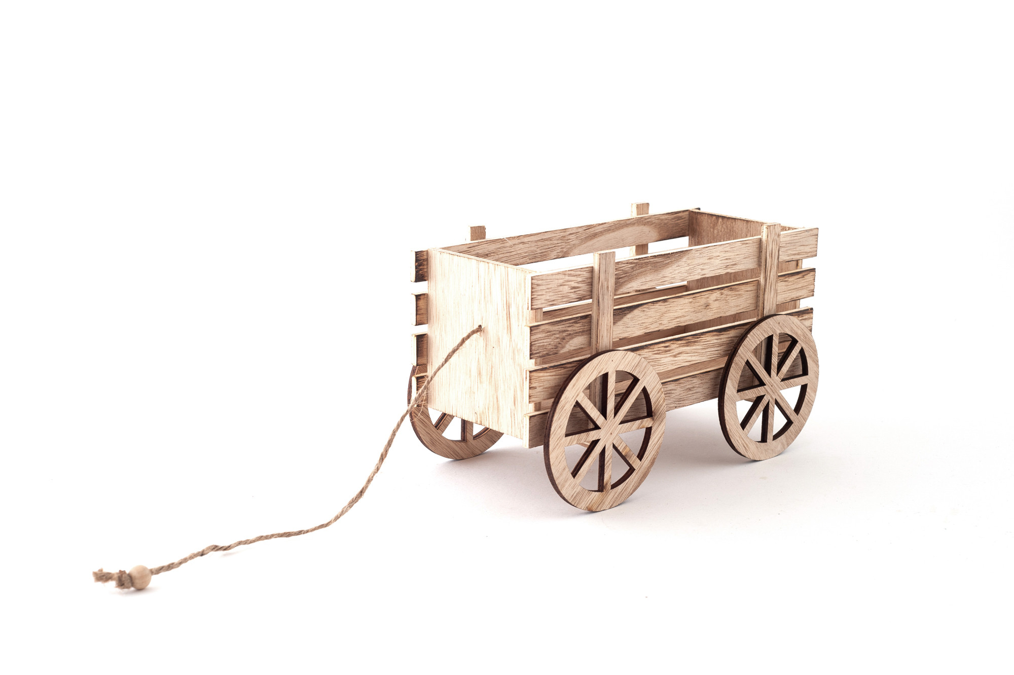 Dřevěný vozík