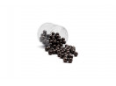 Metalické perličky 10 mm - antracit černá