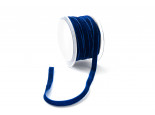 Stuha Velvet 10 mm, 20 m - tmavě modrá