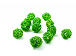 Rattan ball 6 cm - zelená